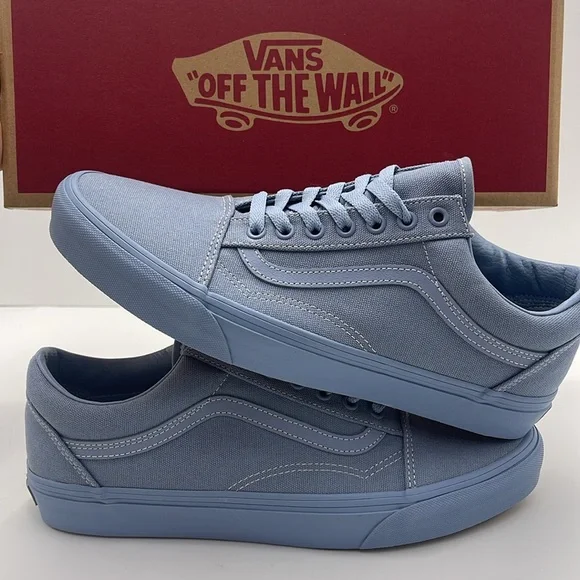 Vans Men’s Sneakers Low-Top Canvas Sneakers Old Skool
Pastel Mono Dusty Blue - Picture 15 of 16